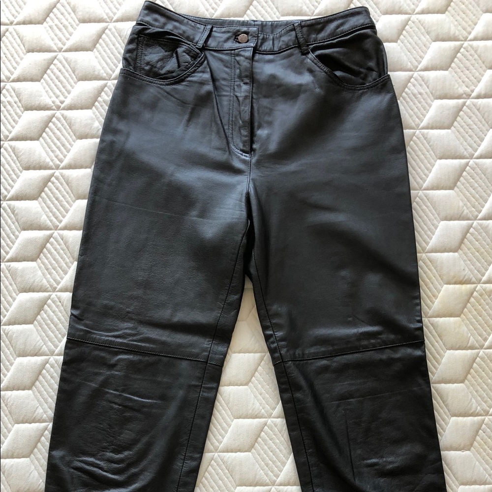 Pia Rucci Leather Pants Size 12